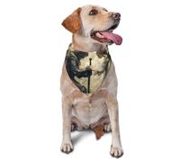 Knights And Angels Printed Graphic Pet Triangle Scarf For Dogs & Cats, Adjustable Cute Pet Bandana For & Photo Shoots