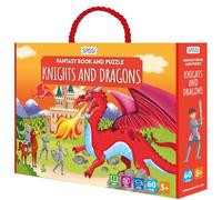 Knights and dragons. Fantasy book and puzzle. Ediz. a colori. Con puzzle (Sassi junior)