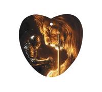 Knights And Lion Cute Car Air Fresheners Long Lasting Scent Car Mirror Hanging Scented Cards Tablets Love form