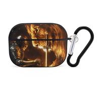 Knights And Lion Printed Bluetooth Earbuds Case Colorful Wireless Headphones Covers Compatible With AirPods Pro 2