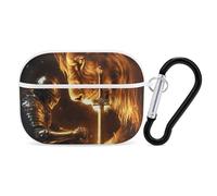 Knights And Lion Printed Bluetooth Earbuds Case Colorful Wireless Headphones Covers Compatible With AirPods Pro 2
