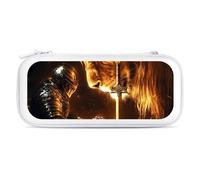 Knights and Lion Printed Carrying Case for Switch Hard Protective Cover for Game Card and Accessories
