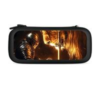 Knights and Lion Printed Carrying Case for Switch Hard Protective Cover for Game Card and Accessories