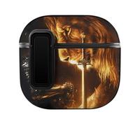 Knights And Lion Trendy Bluetooth Earbuds Protector Printed Wireless Earbud Case Covers Compatible with Airpods 4