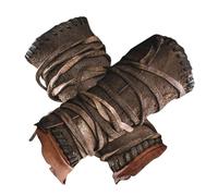 Knights Arm Guard 2pc, Battle Forehead Bracelets, Vintage Adjustable Soft - Soft with Stand Perfect for Cosplay or Theatre a Look