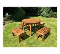 Charles Taylor Knights Four Seat Round Table Set