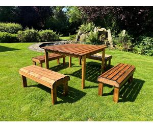 Knights Garden Patio Dining Set by Charles Taylor - 8 Seats