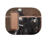 Knights Horse Armor Headphone & Earphone Cases Compatible with Airpod Pro Scratch-Resistant PC Protective Cover with Secure Buckle