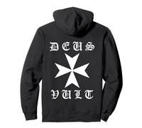 Knights Hospitaller Maltese Catholic Christian Deus Vult Pullover Hoodie