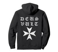 Knights Hospitaller Maltese Catholic Christian Deus Vult Pullover Hoodie