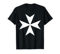 Knights Hospitaller Maltese Cross Catholic Christianity Cool T-Shirt