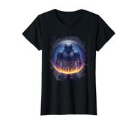 Knights in the Supernova Crystal Value Graphic T-Shirt, Women, Black, XL