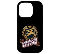 Knights Jump Where Logic Fears Chess Tactic Case for iPhone 14 Pro