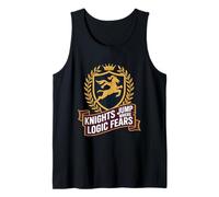 Knights Jump Where Logic Fears Chess Tactic Tank Top