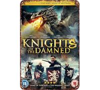 Knights of the Damned Vintage Metal Tin Sign Movie Poster Wall Art Decor 8x12 Inch for Home Cafes Office Store Pubs Club Sign Gift