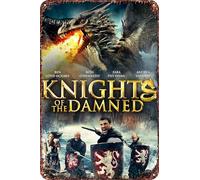 Knights of the Damned Vintage Metal Tin Sign Movie Poster Wall Art Decor 8x12 Inch for Home Cafes Office Store Pubs Club Sign Gift
