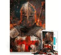 Knights of The Holy Order 1000 Piece Jigsaw Puzzles for Teenagers Brain Think Snug Connection Real Challenge Christmas Idea (50x75cm)