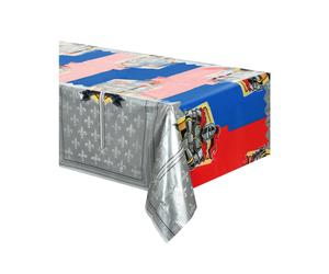 Knights plastic tablecloth 130 x 180 cm