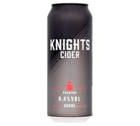 Knights Premium Cider | 500ML Cans | ABV 8.4% | Pack of 24 | Whole Case by PATELIX
