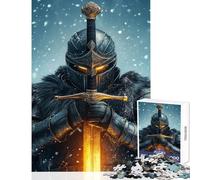 Knight's Radiant Blade Puzzles for Teenagers 1000 Piece Secret Santa Gifts Difficult Challenge Educational Toy for Ages 14 And over size 50x75cm