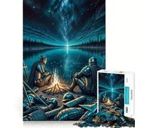 Knights Rest 1000 Piece Jigsaw Puzzles for Adults Jigsaw Brain Think Pastime Game Real Challenge Xmas Santa Gift (50x75cm)