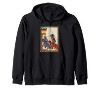 Knights Storming The Castle, 14th Century Medieval Art Zip Hoodie