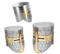 Knights Templar Crusader Helmet Medieval Armor Halloween Costume Helmet