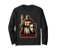 Knights Templar: Deus Vult Long Sleeve T-Shirt