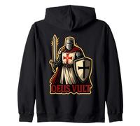 Knights Templar: Deus Vult Zip Hoodie