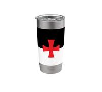 Knights Templar Flag Stainless Steel Insulated Tumbler