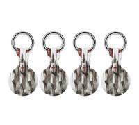 Knights Templar Funny Protective Case Compatible with Airtag GPS Tag Tracker Cover for Pet Luggage Key