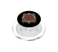 Knights Templar Jerusalem Cross with Fleur-De-Lis PopSockets PopGrip for MagSafe