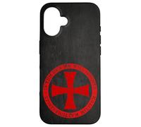 Knights Templar - Maltese Cross Shield Medieval Crusader Case for iPhone 16