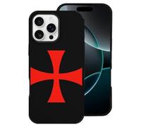 Knights Templar Mobile Phone Basic Cases Compatible with iPhone 16/16 Plus/16 Pro/16 Pro Max Leather Anti-Scratch Covers