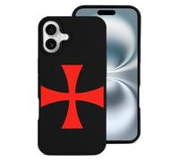Knights Templar Mobile Phone Basic Cases Compatible with iPhone 16/16 Plus/16 Pro/16 Pro Max Leather Anti-Scratch Covers