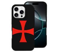 Knights Templar Mobile Phone Basic Cases Compatible with iPhone 16/16 Plus/16 Pro/16 Pro Max Leather Anti-Scratch Covers