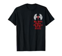 Knights Templar Moral Code Holy Cross Wings Red Crusader T-Shirt