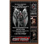 Knights Templar Poster I Am The Storm,Poster Home Decor Art Wall Decor Metal Sign Poster 8X12 Inches