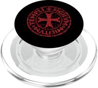 Knights Templar Ring Seal Of Soldiers of The Temple Cross PopSockets PopGrip for MagSafe