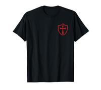 Knights Templar Shield & Cross, Seal of Soldiers, T-Shirt T-Shirt