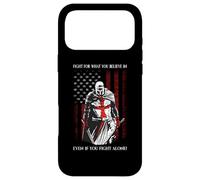 Knights Templar | Vintage American Flag | Crusader Warrior Case for iPhone 17 Pro Max