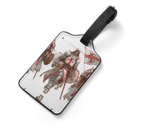 Knights Templars Leather Luggage Tags for Suitcases