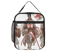 Knights Templars Lunch Box for Unisex Reusable Lunch Bag
