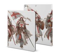 Knights Templars Printed Tablet Case with Pencil Holder Unisex Slim TPU Protective Cover Compatible with iPad 2020/Pro 2020/Pro 2021/Air4/Air5