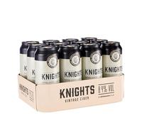 KNIGHTS Vintage Herefordshire Medium Dry Cider, 8.4% ABV, 12 x 500ml Cans