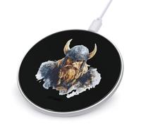 Knights Wireless Charger with USB Cable Portable Wireless Charging Pad Compatible with iPhone Galaxy Series