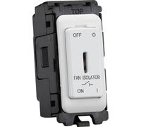 Knightsbridge 10A Fan Isolator Grid Key Switch Module
