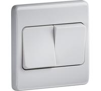 Knightsbridge 10AX 2G 2-Way Wide Rocker Switch