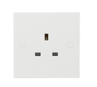 KnightsBridge 13A 1G Unswitched Socket