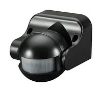 Knightsbridge 180 deg PIR Sensor-Black, Polycarbonate (l) 100 (h) 82 (w)86